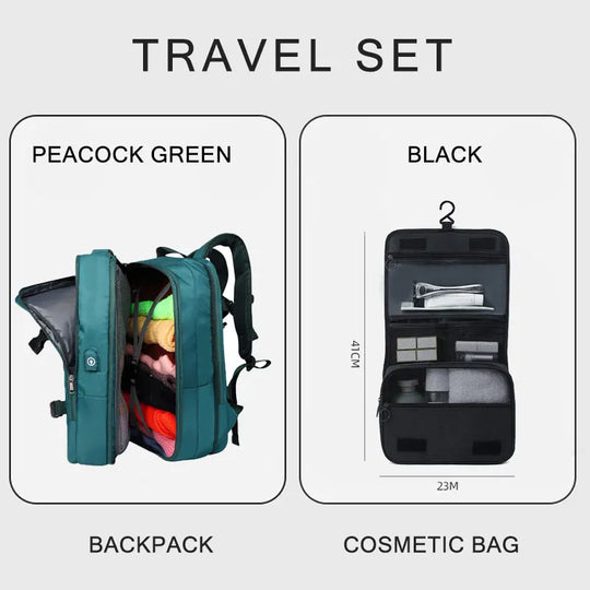 Extendible Travel and Laptop Backpack