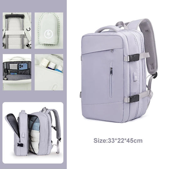 Extendible Travel and Laptop Backpack