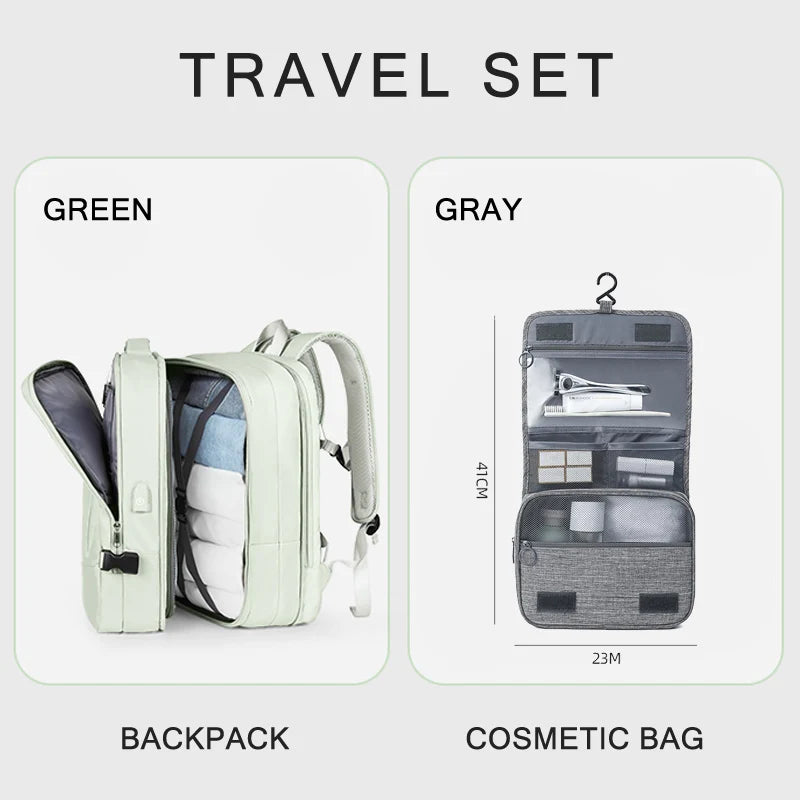 Extendible Travel and Laptop Backpack