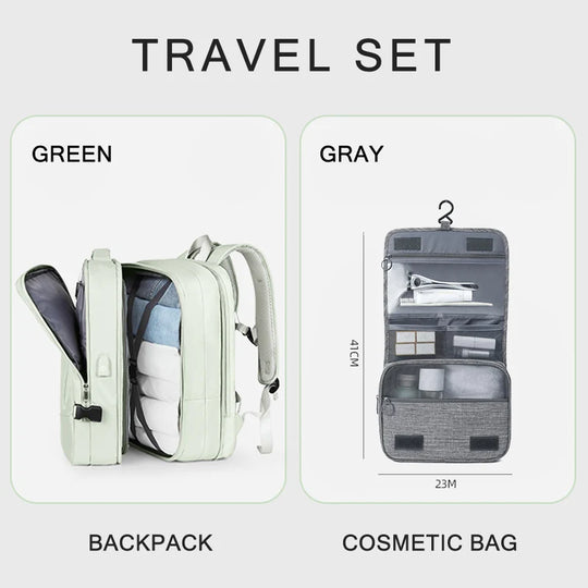 Extendible Travel and Laptop Backpack