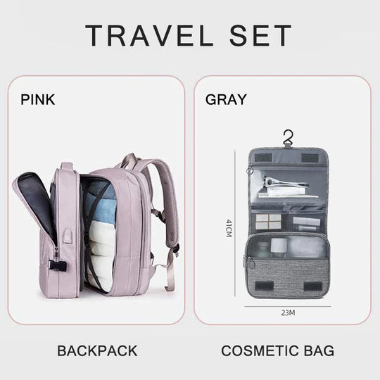 Extendible Travel and Laptop Backpack