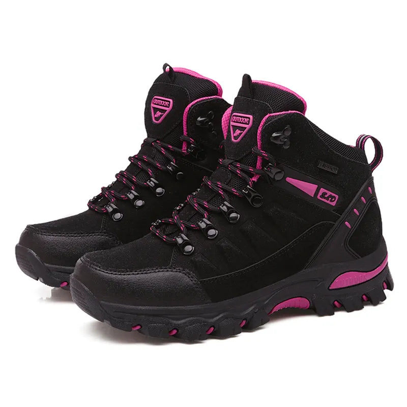 Winter Women Ankle Outdoor Trekking Boots Hiking Shoes