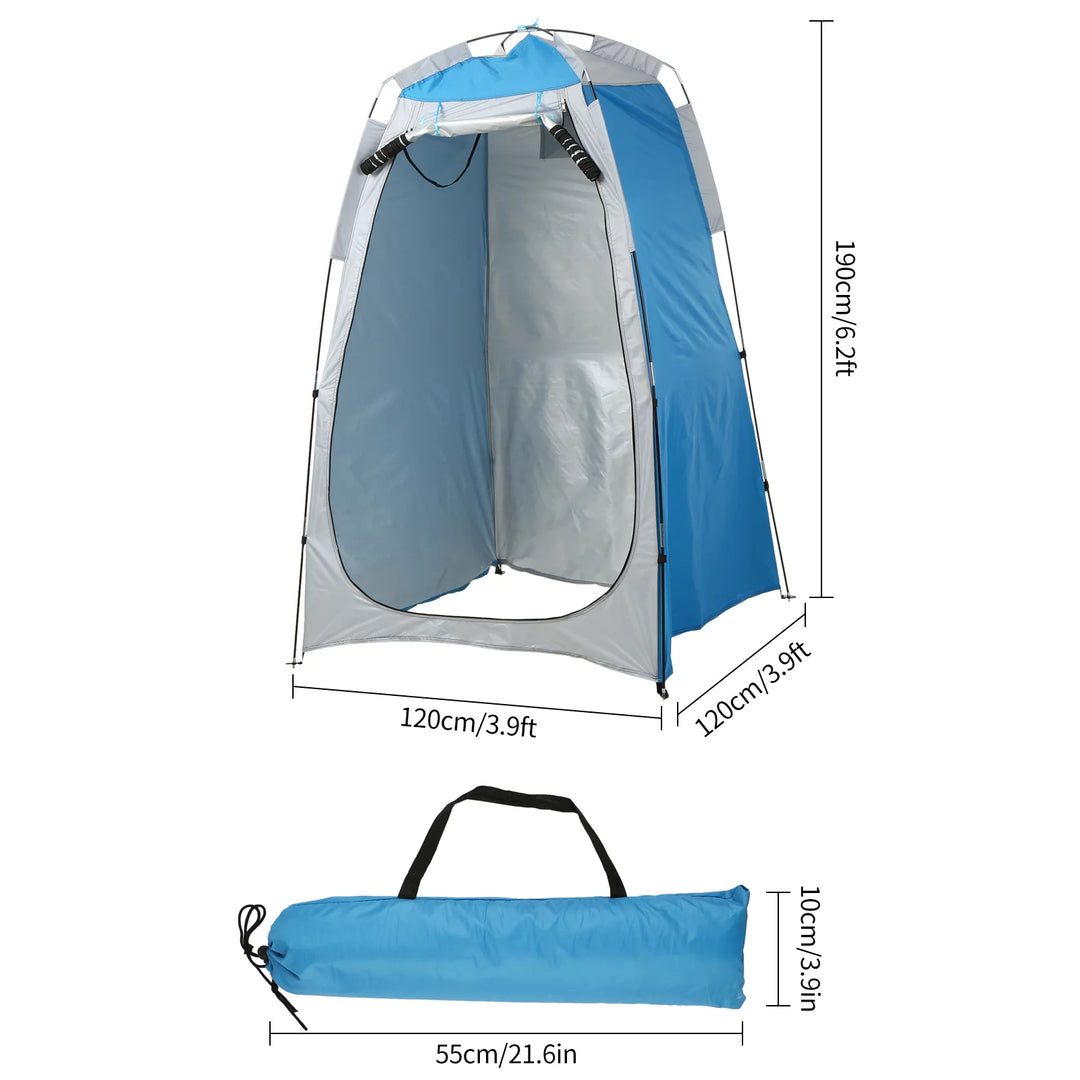 Single-Occupant Camping and Shower Tents