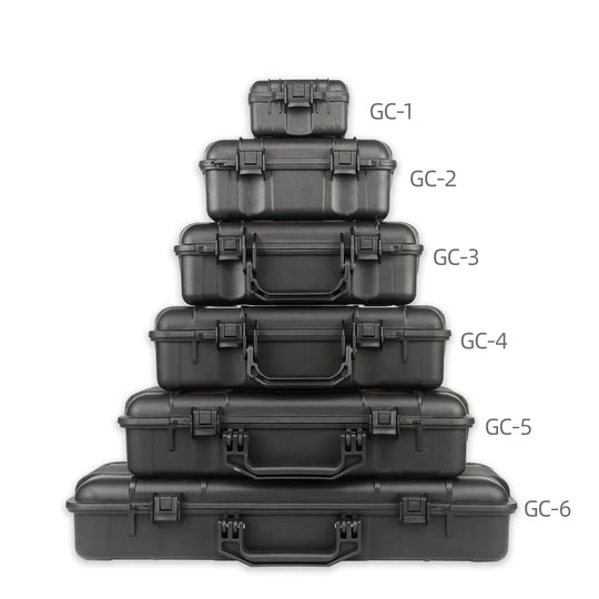 Plastic Toolbox Sealed Waterproof Equipment Box Shock-Proof Instrument Case Safety Protective Tool Case Outdoor Portable Box