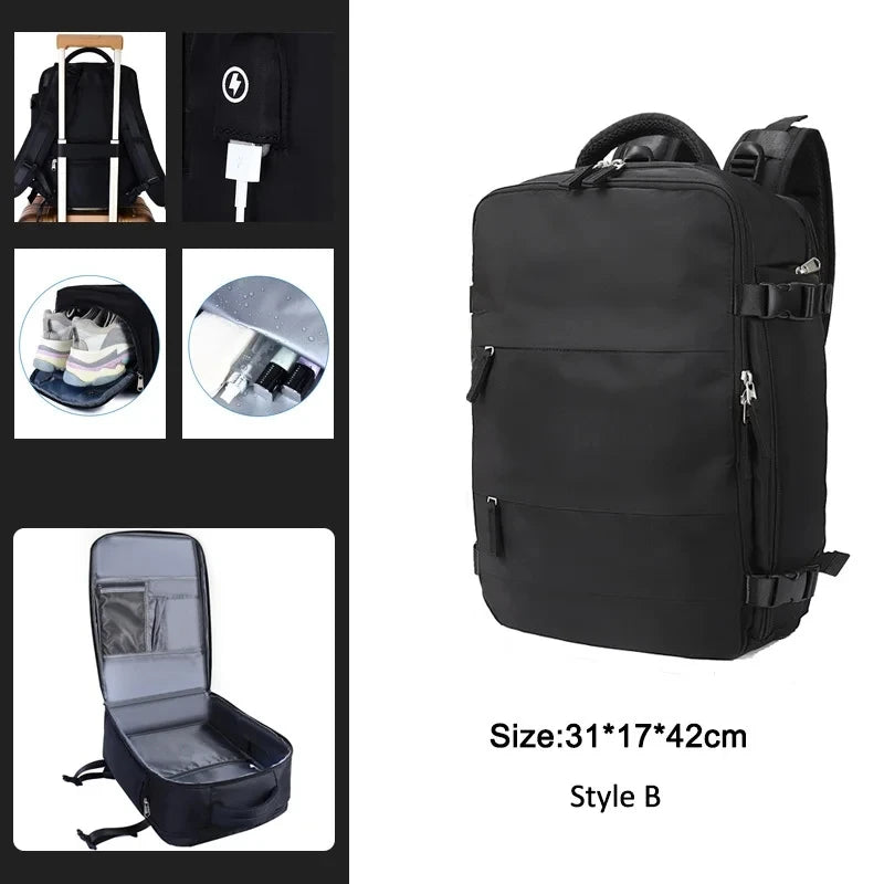 Extendible Travel and Laptop Backpack