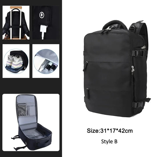 Extendible Travel and Laptop Backpack