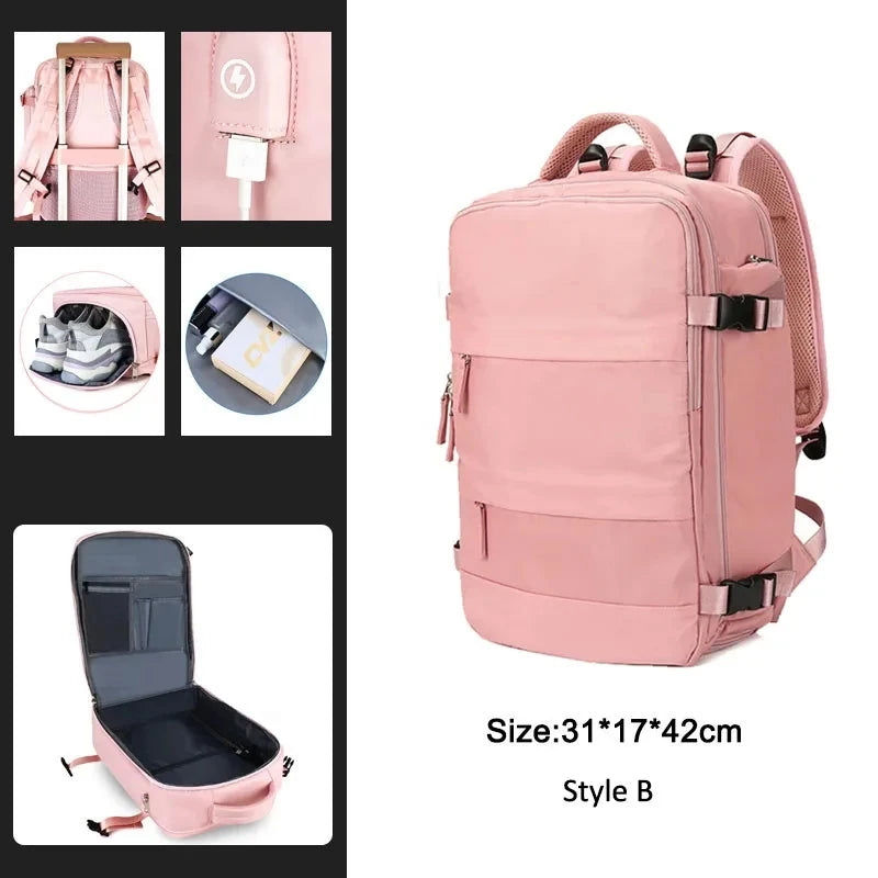 Extendible Travel and Laptop Backpack