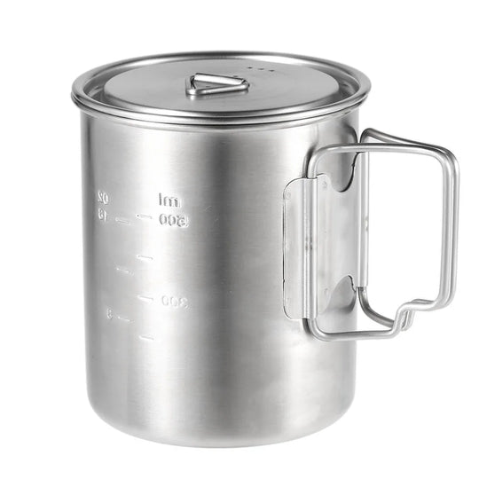 Lixada 750ml Stainless Steel Pot