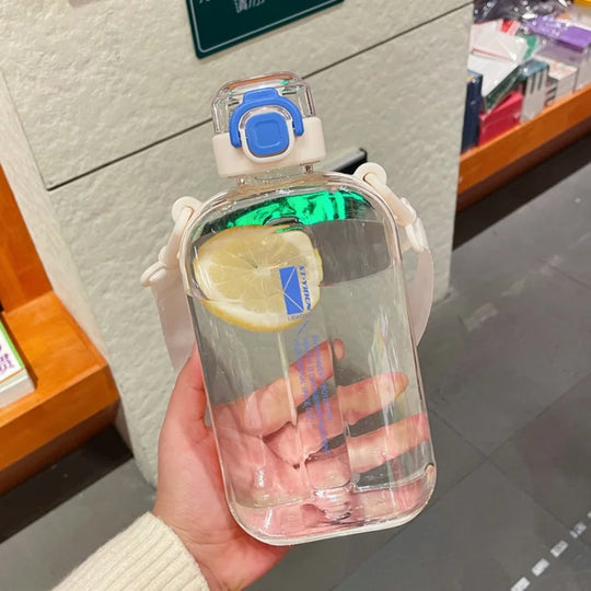 750ml Transparent Water Bottle