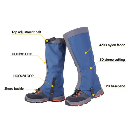 New Waterproof Snow Leg Gaiters Hiking Boot