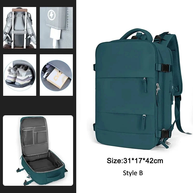 Extendible Travel and Laptop Backpack