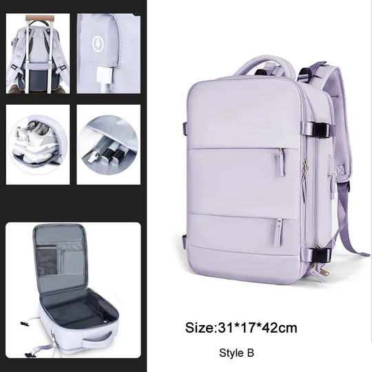 Extendible Travel and Laptop Backpack