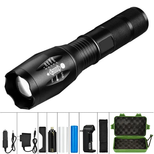 LED Handheld Tactical Flashlight