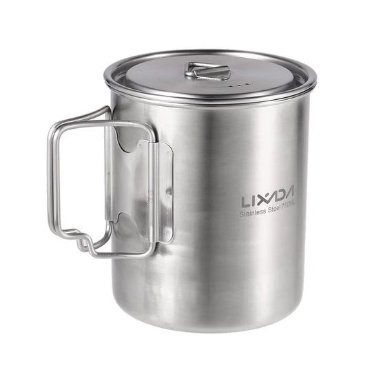 Lixada 750ml Stainless Steel Pot