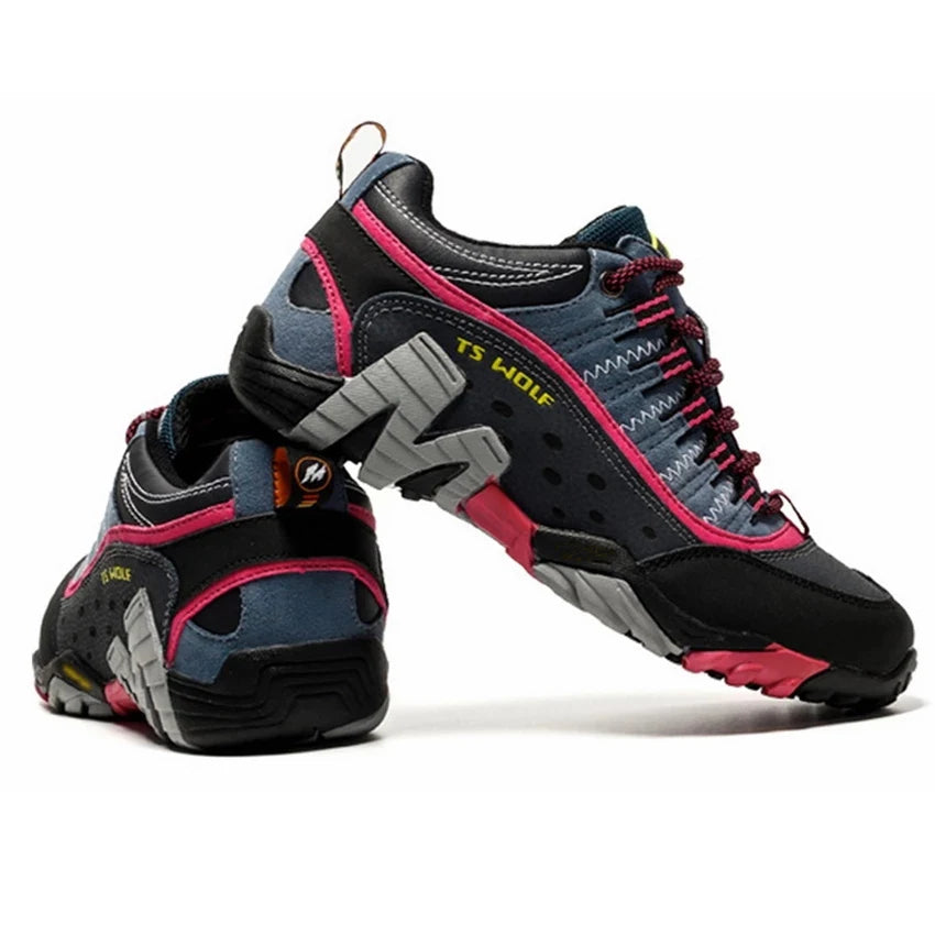 Trekking Hiking Shoes with Genuine Leather