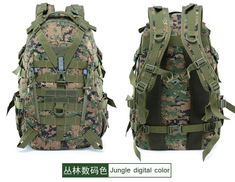 Outdoor Waterproof Hiking Backpack Survival Bag Tactical Backpack Assault Backpack