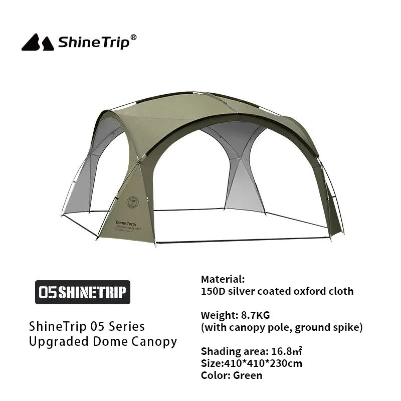 Coated Waterproof Camping Dome