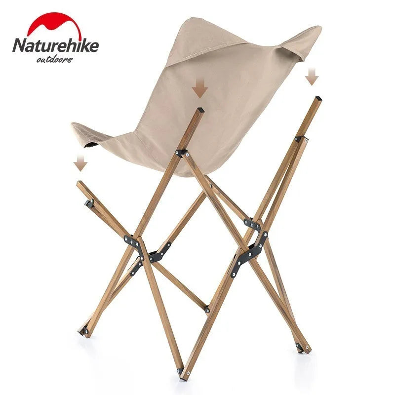 Naturehike Wood Timber Fishing Chair