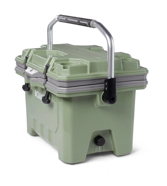 24 Quart IMX Hard-Sided Cooler in Olive Green