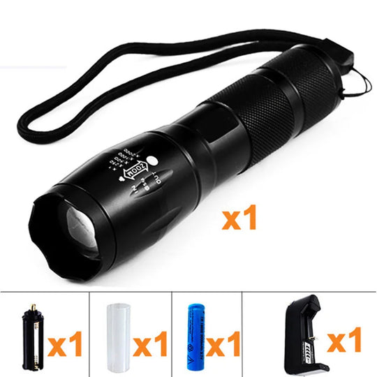 LED Handheld Tactical Flashlight