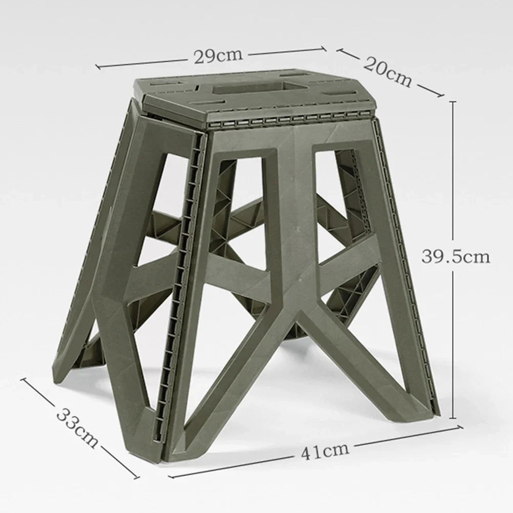 Outdoor Portable Folding Stool High Load-Bearing Handle Design Durable Mini Chair Fishing Stool Square Stool Camping Stool