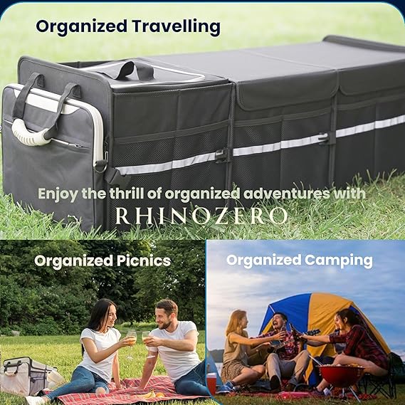 RHINOZERO Ultimate Trunk Organizer (Black)