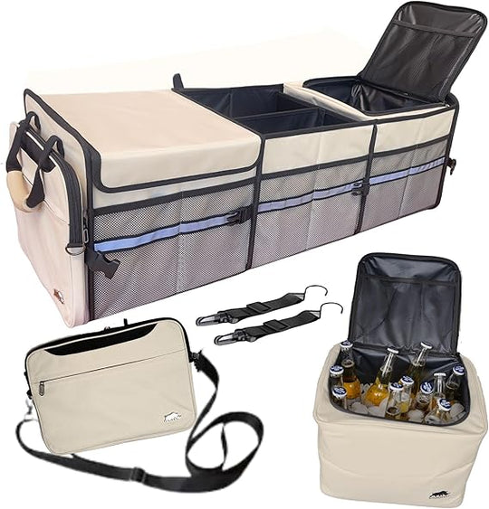 RHINOZERO Ultimate Trunk Organizer (Beige)