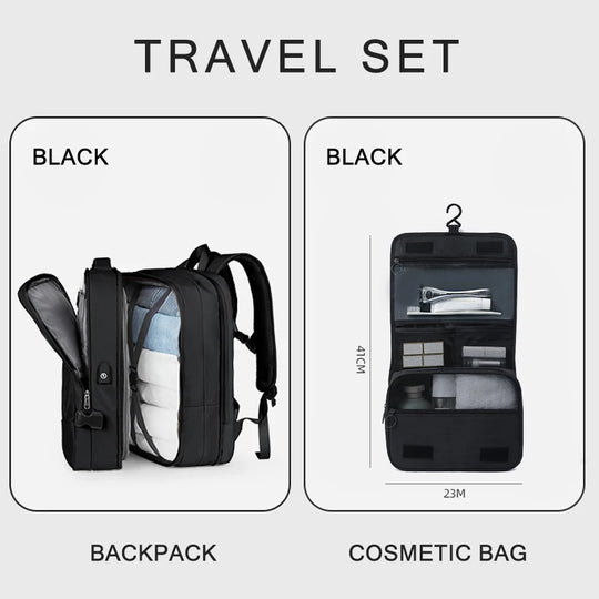 Extendible Travel and Laptop Backpack