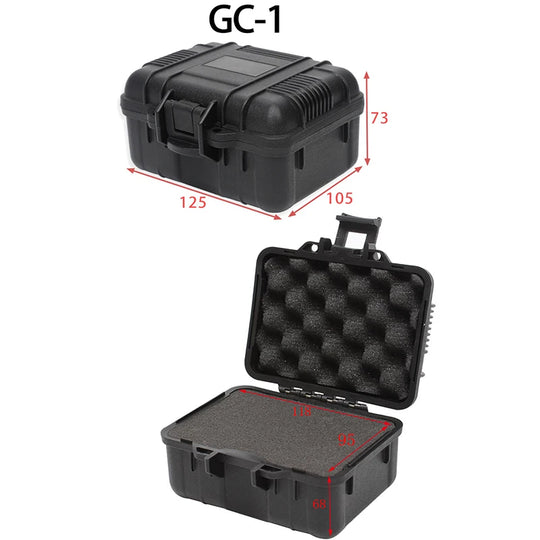 Plastic Toolbox Sealed Waterproof Equipment Box Shock-Proof Instrument Case Safety Protective Tool Case Outdoor Portable Box