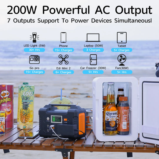 E200 Portable Power Station 200W Solar Generator