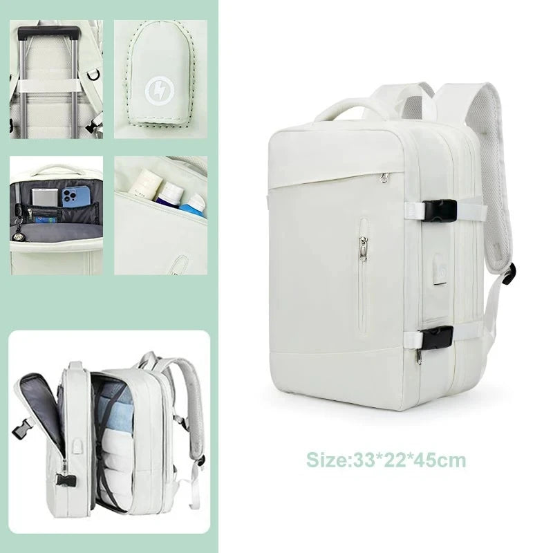 Extendible Travel and Laptop Backpack