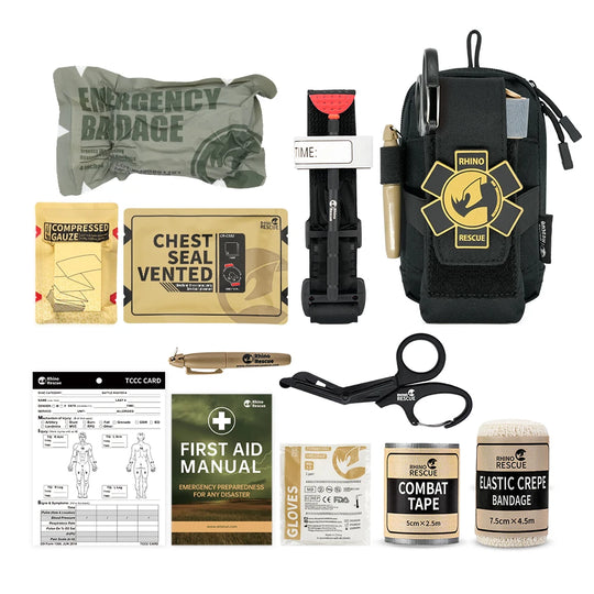 Rhino Rescue EDC Pouch First Aid Kit