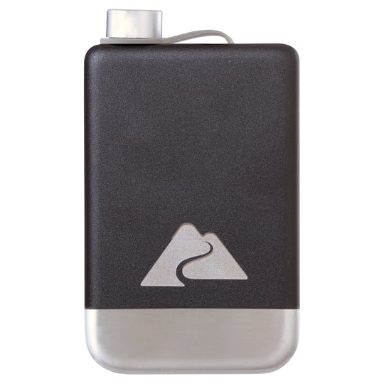 8 oz Stainless Steel Flask - Black, Durable and Versatile for Outdoor Use