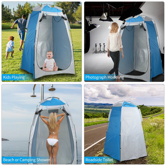 Single-Occupant Camping and Shower Tents