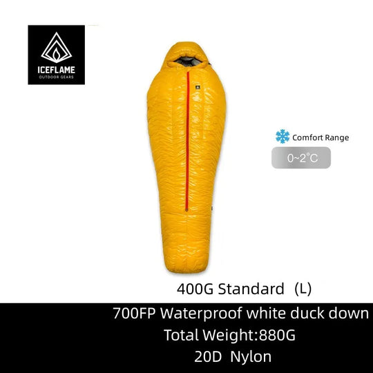 Ice Flame Sleeping Bag for Outdoors Camping