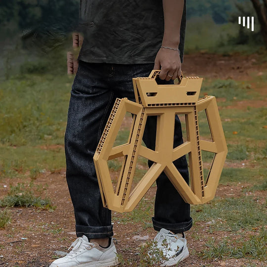 Outdoor Portable Folding Stool High Load-Bearing Handle Design Durable Mini Chair Fishing Stool Square Stool Camping Stool