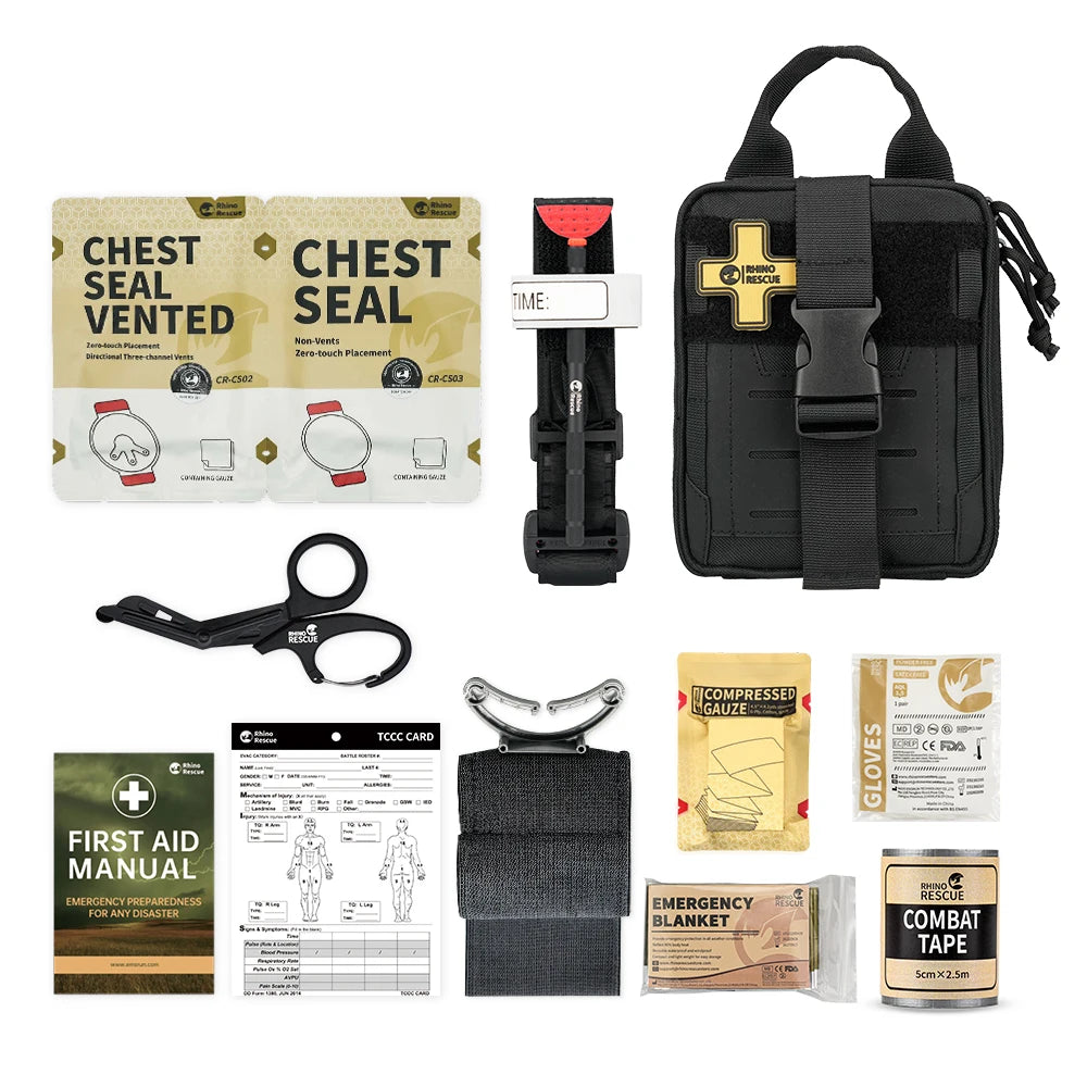 Rhino Rescue EDC Pouch First Aid Kit