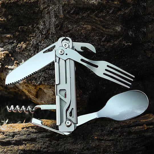 Folding Multitool Camping Tableware