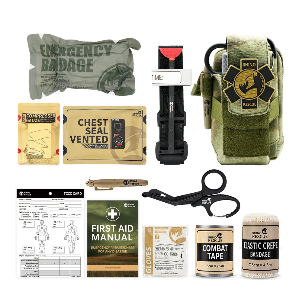 Rhino Rescue EDC Pouch First Aid Kit