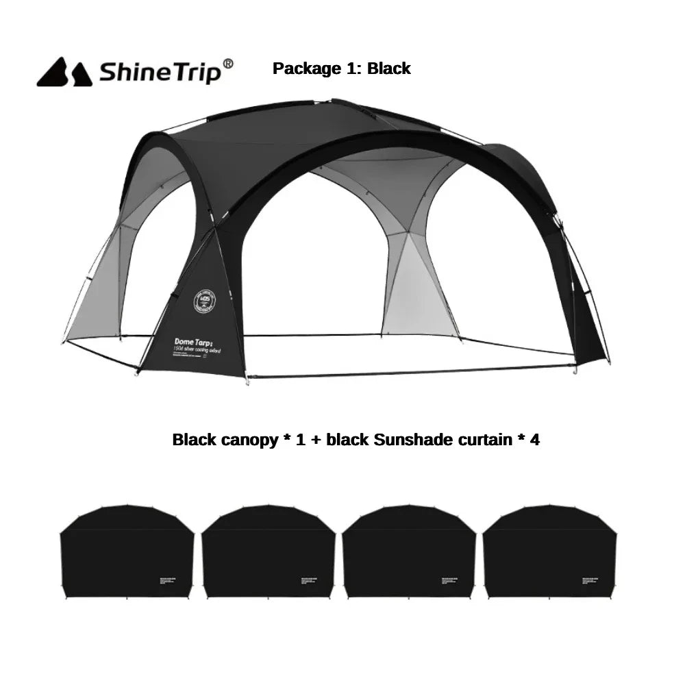 Coated Waterproof Camping Dome