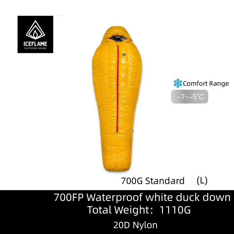 Ice Flame Sleeping Bag for Outdoors Camping