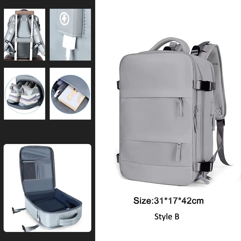 Extendible Travel and Laptop Backpack