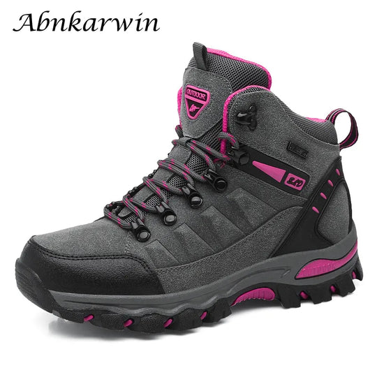 Winter Women Ankle Outdoor Trekking Boots Hiking Shoes