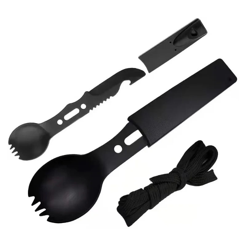 Camping Stainless Steel Multi-Function Cutlery