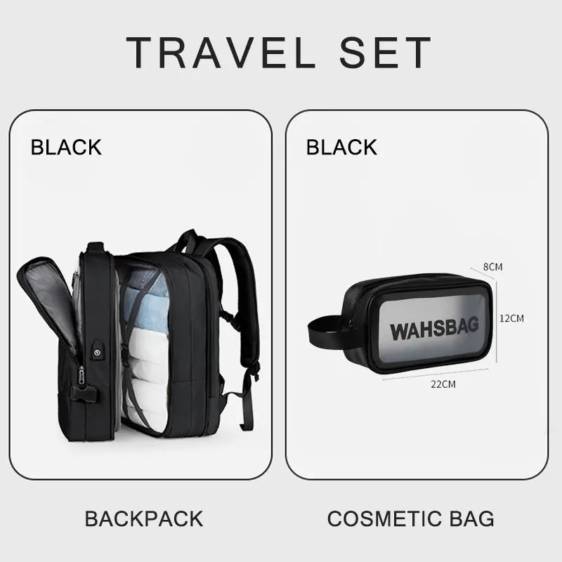 Extendible Travel and Laptop Backpack