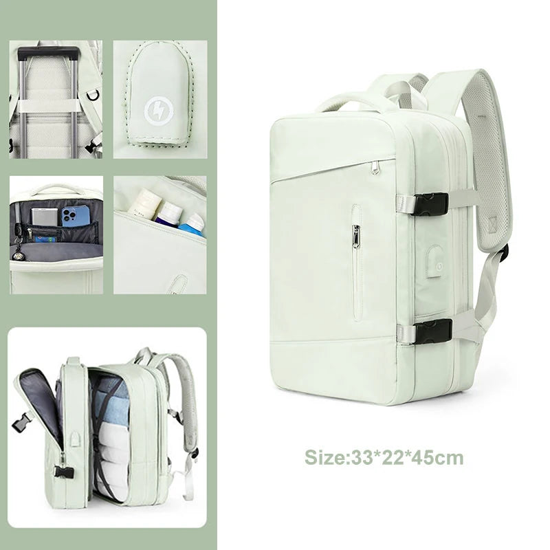 Extendible Travel and Laptop Backpack