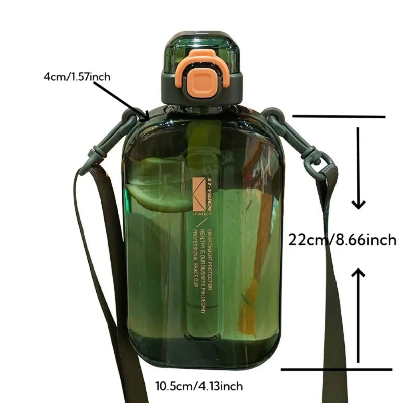 750ml Transparent Water Bottle