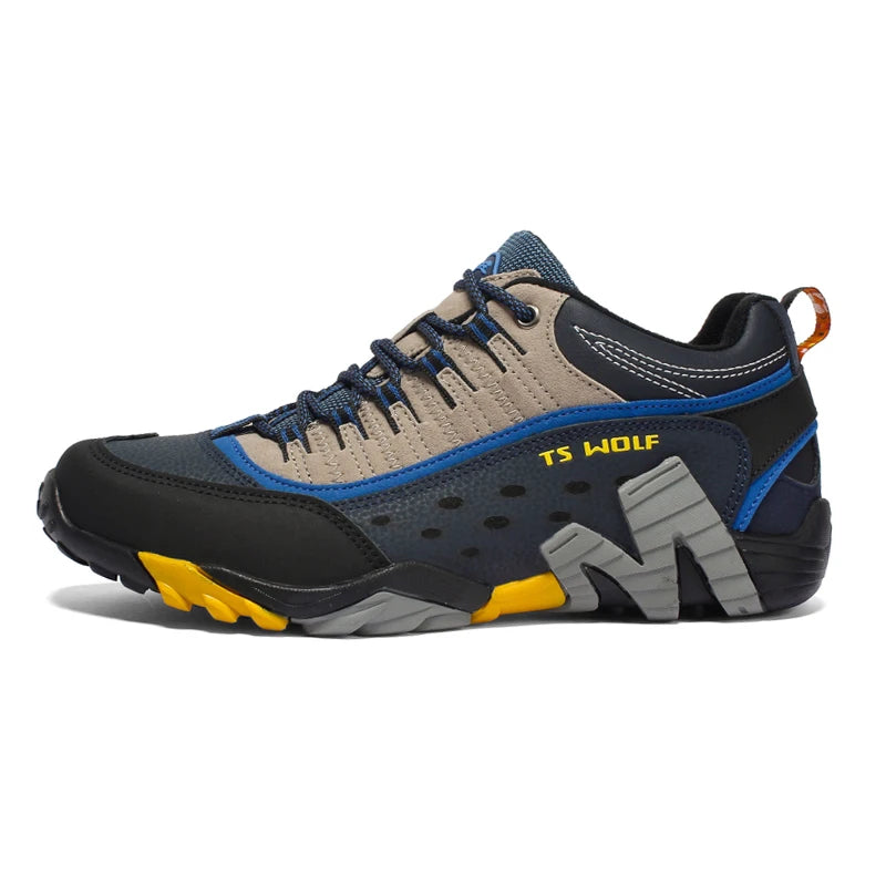 Trekking Hiking Shoes with Genuine Leather