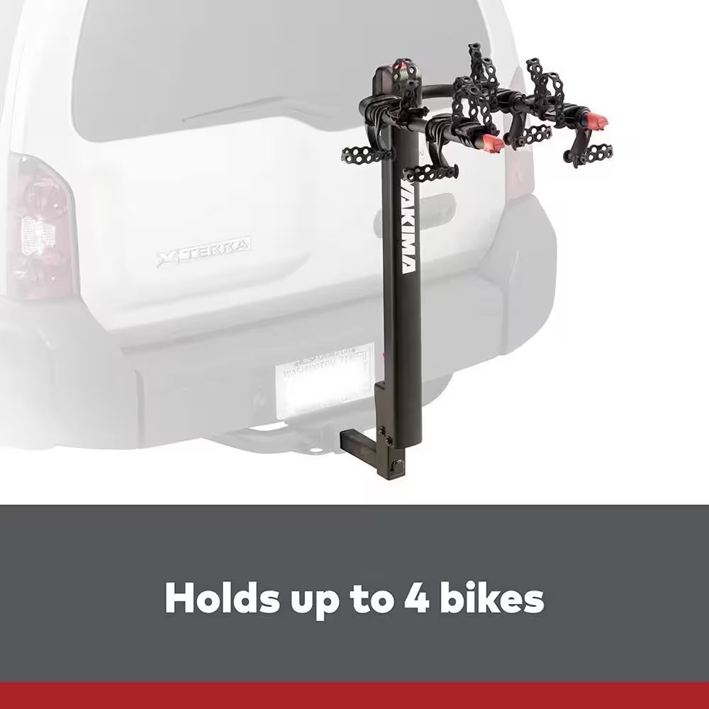 Double down 4-Bike Tilting Hitch Bike Rack for Cars, Suvs, Trucks