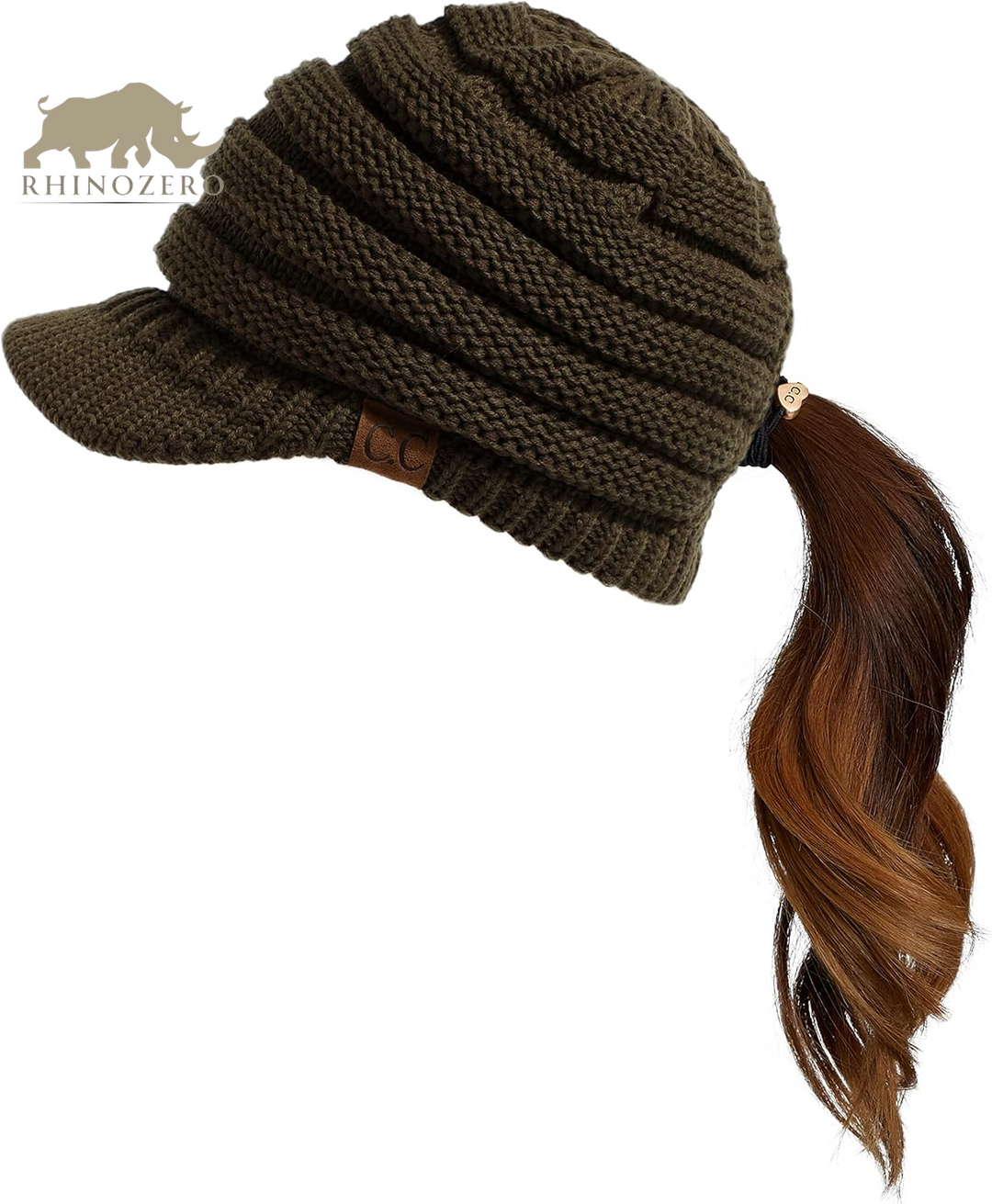 Hats and Scarves Women's Ribbed Knit Brimmed Hat (Model YJ-131, 2023)